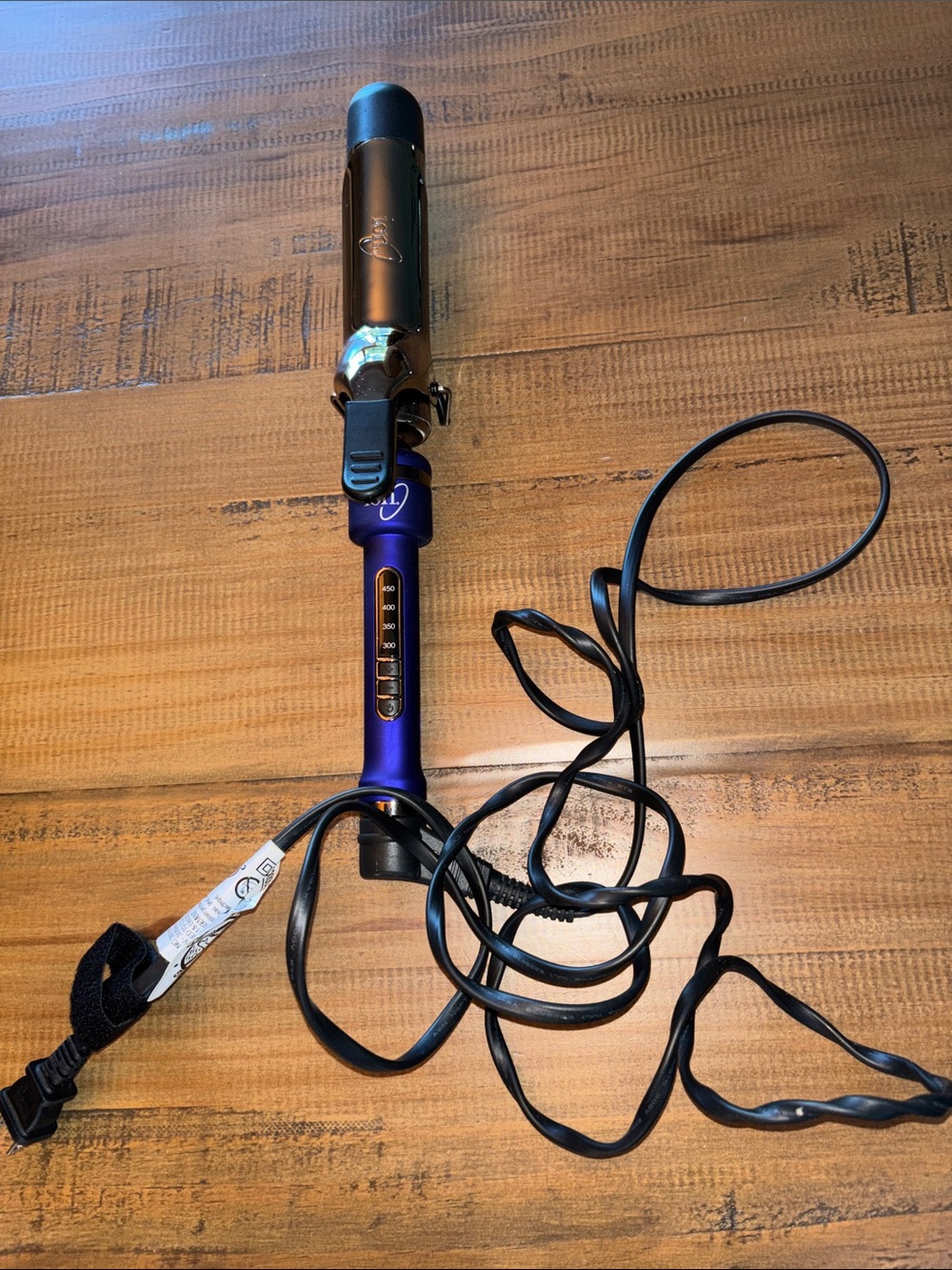 Ion Chrome Barrel Curling Iron - 1 1/2” Silver EUC!